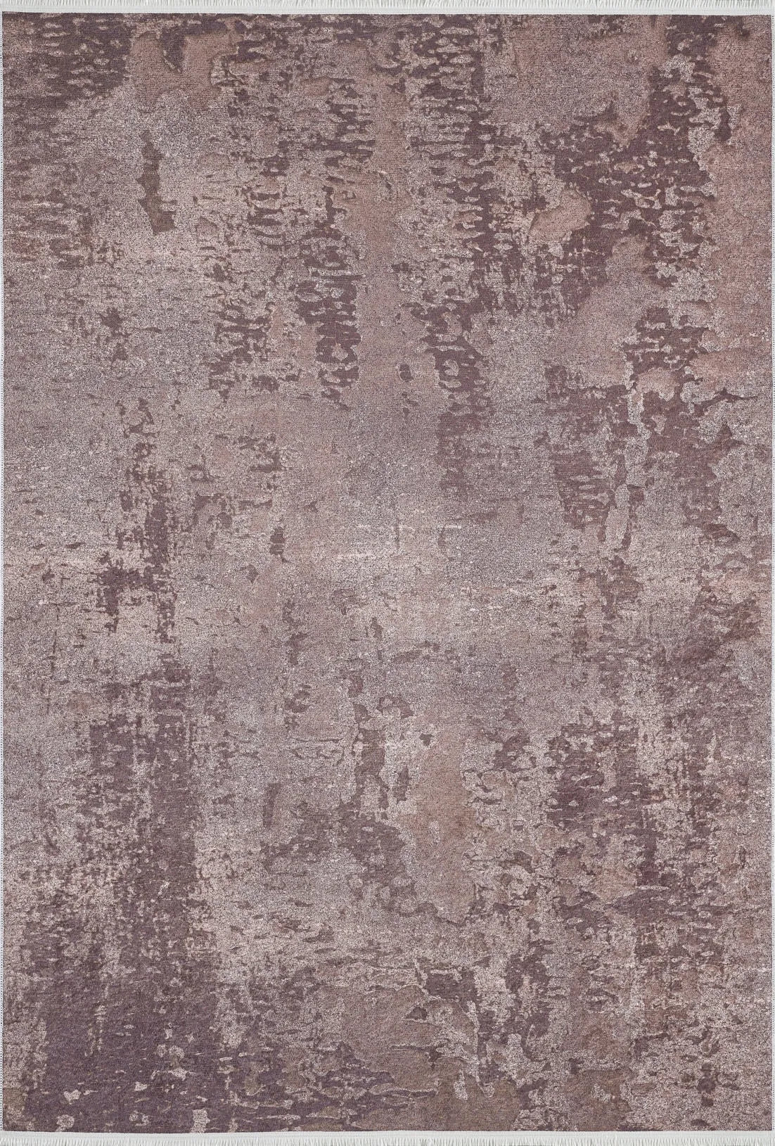 Pale Pink Cream Beige Geometric Patterned Kilim Rug