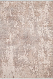Pale Pink Cream Beige Geometric Patterned Kilim Rug