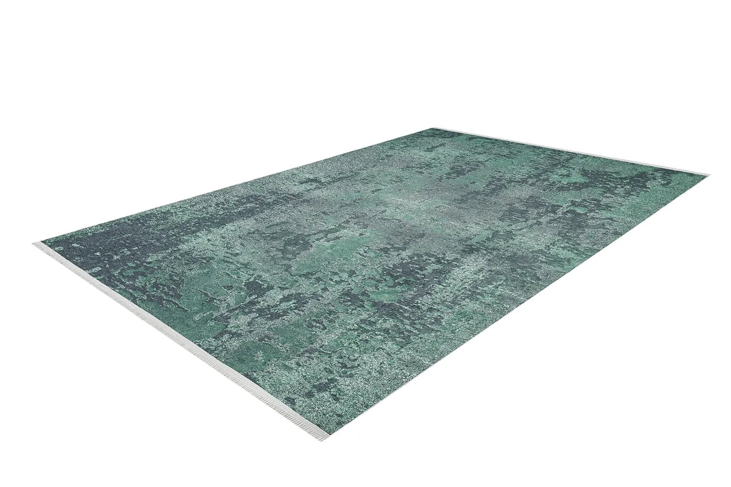 Pale Pink Cream Beige Geometric Patterned Kilim Rug
