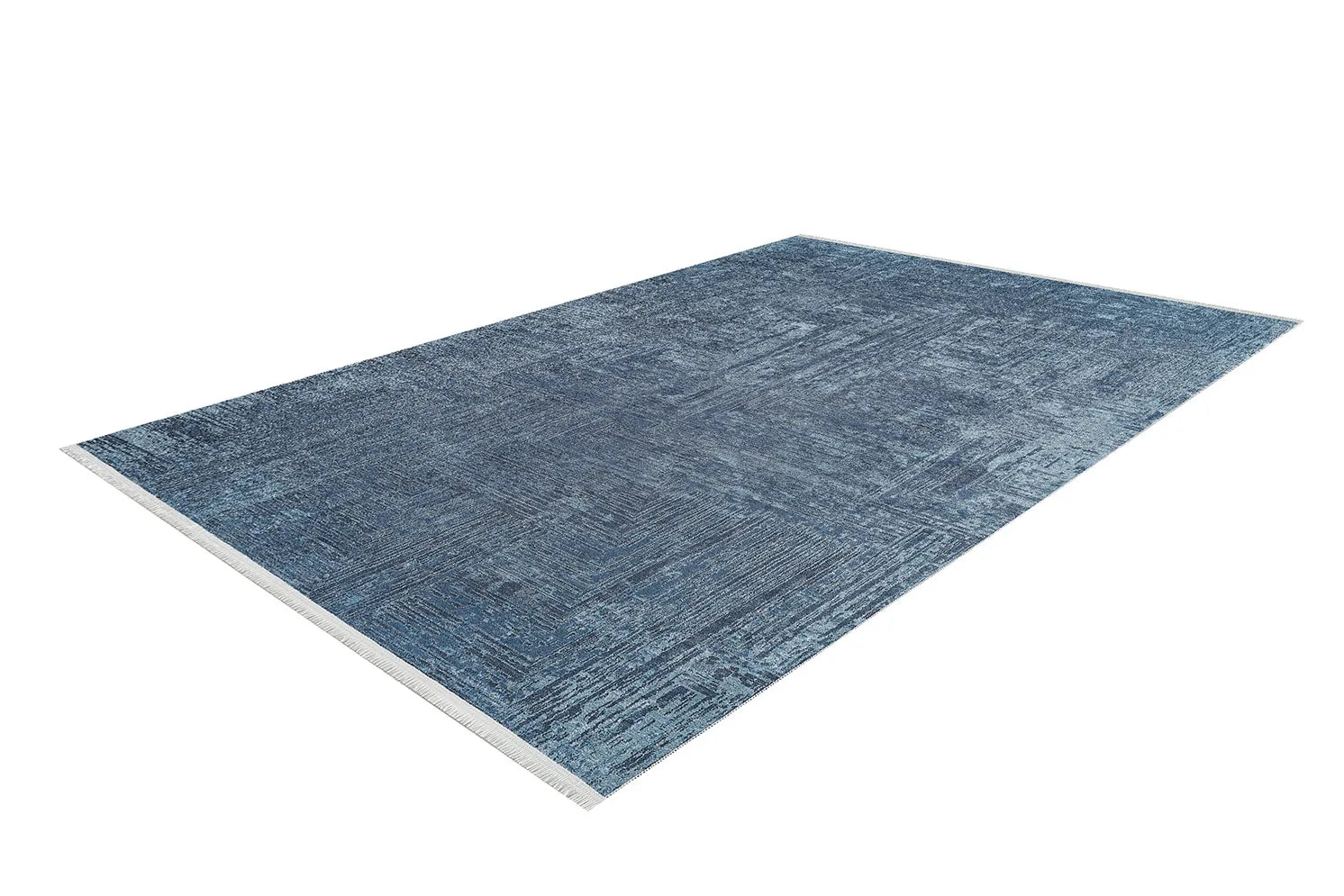 Pale Pink Cream Beige Geometric Patterned Kilim Rug