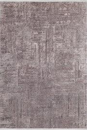 Pale Pink Cream Beige Geometric Patterned Kilim Rug