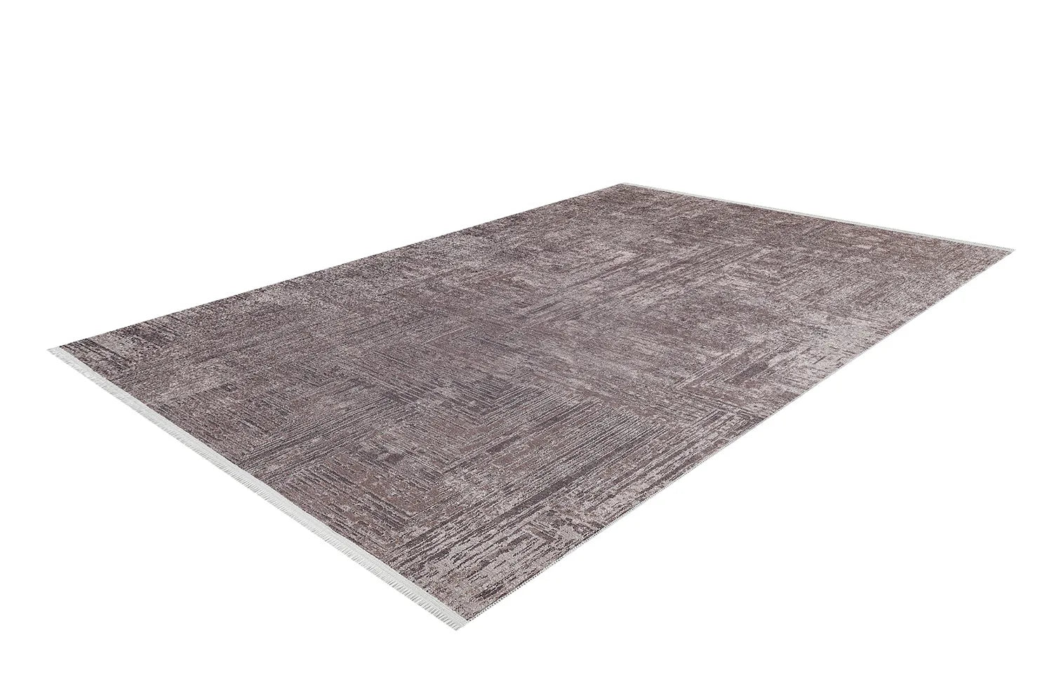 Pale Pink Cream Beige Geometric Patterned Kilim Rug