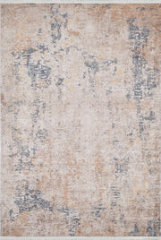 Pale Pink Cream Beige Geometric Patterned Kilim Rug