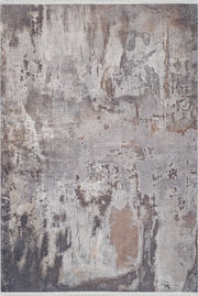 Pale Pink Cream Beige Geometric Patterned Kilim Rug