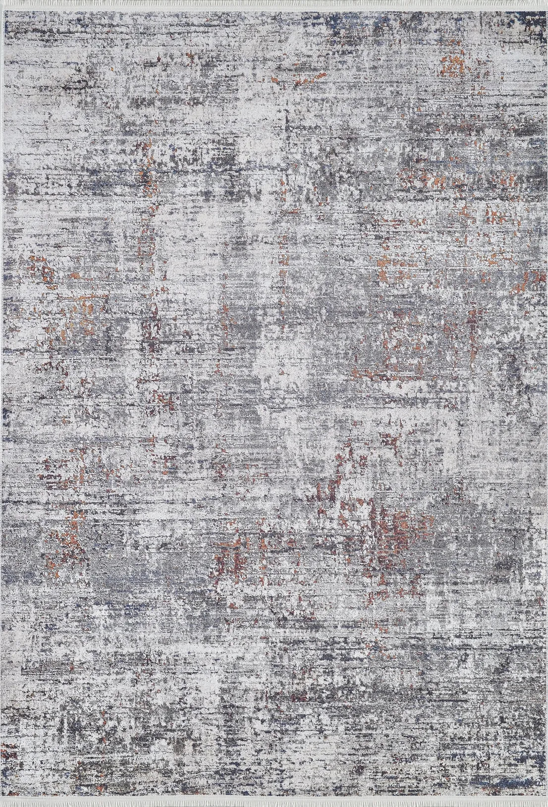 Pale Pink Cream Beige Geometric Patterned Kilim Rug