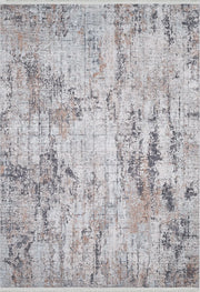 Pale Pink Cream Beige Geometric Patterned Kilim Rug