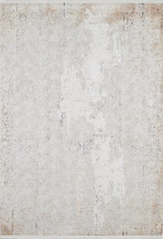 Pale Pink Cream Beige Geometric Patterned Kilim Rug
