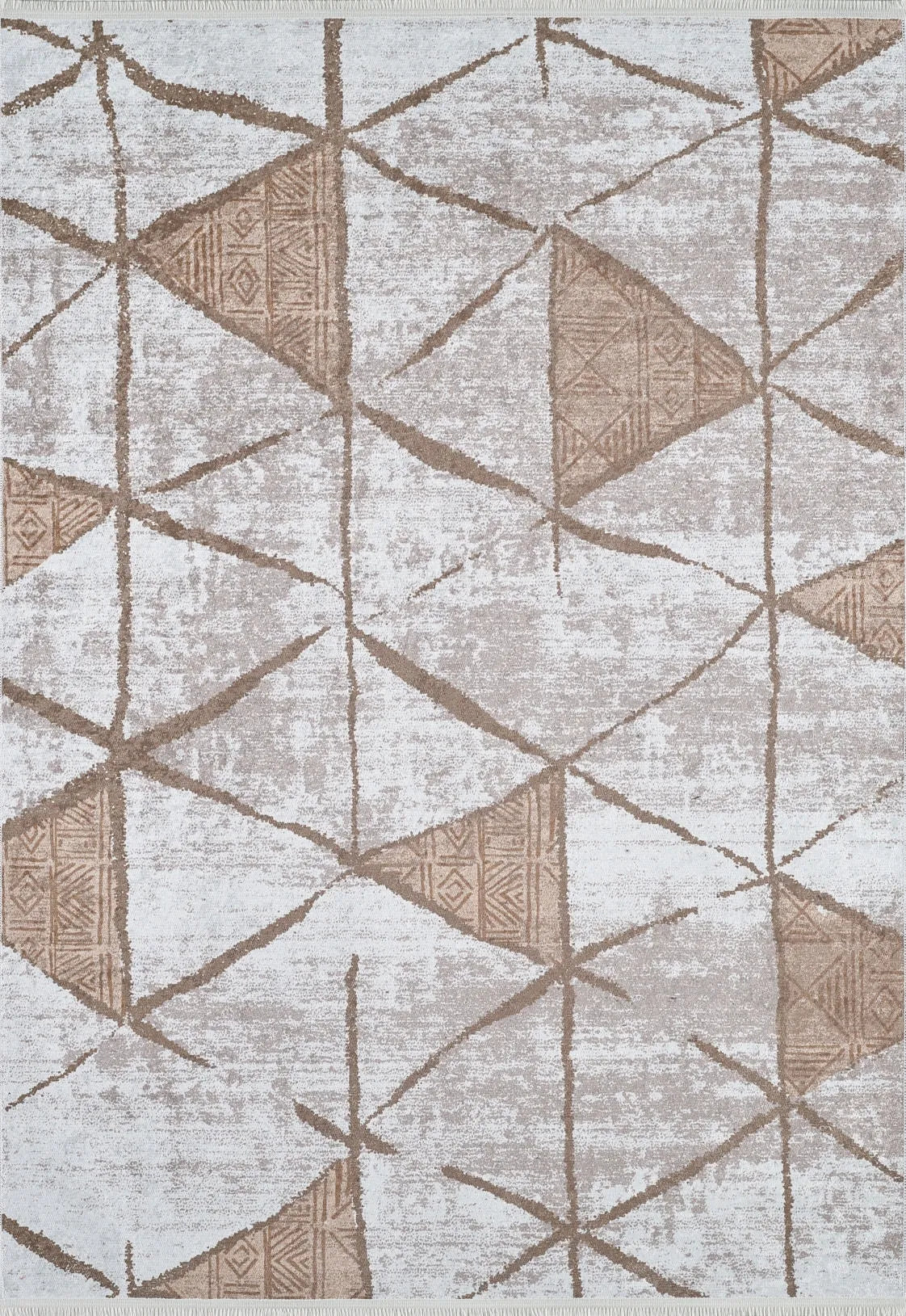 Modern İskandinav Geometrik Yıkanabilir Halı
