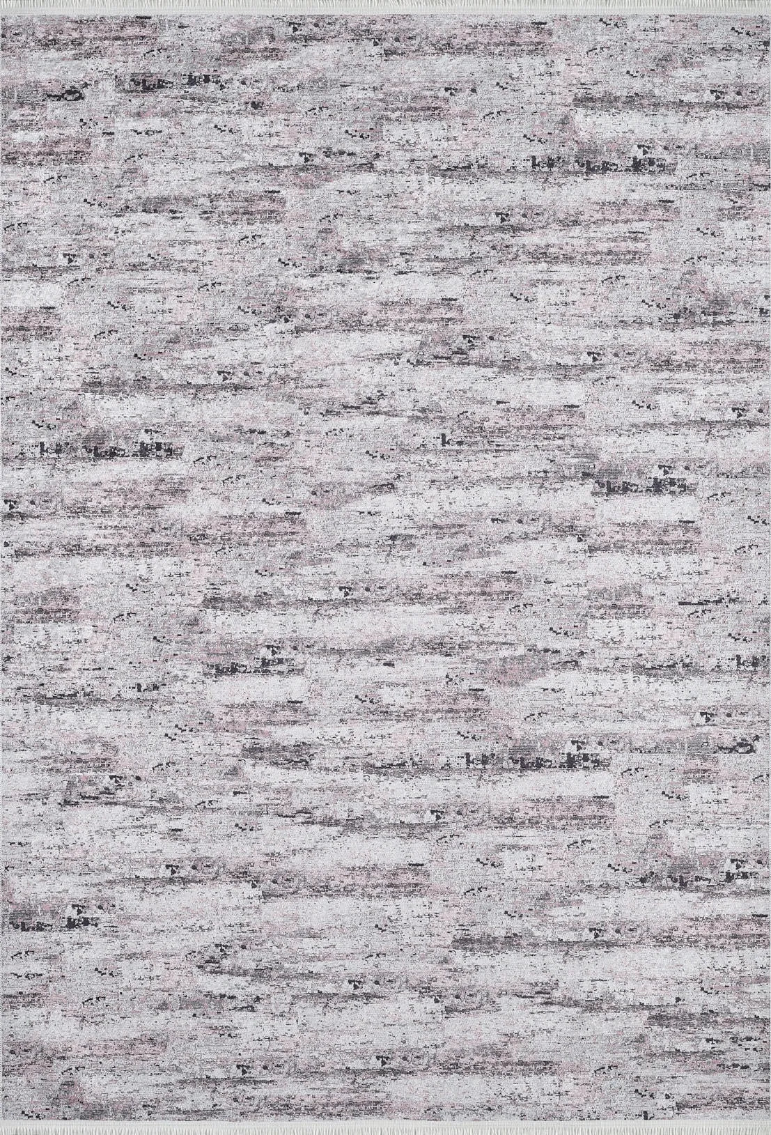 Pembe Fırça Darbeli Modern Halı