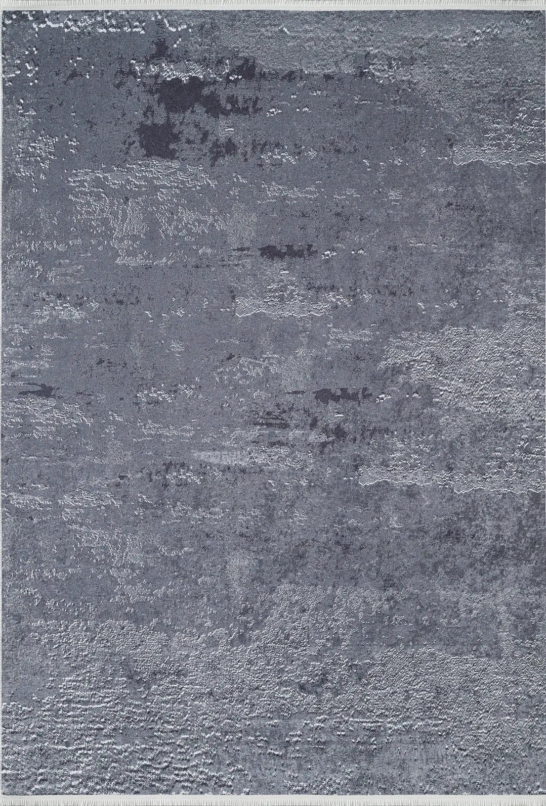 Koyu Gri Abstre Modern Halı