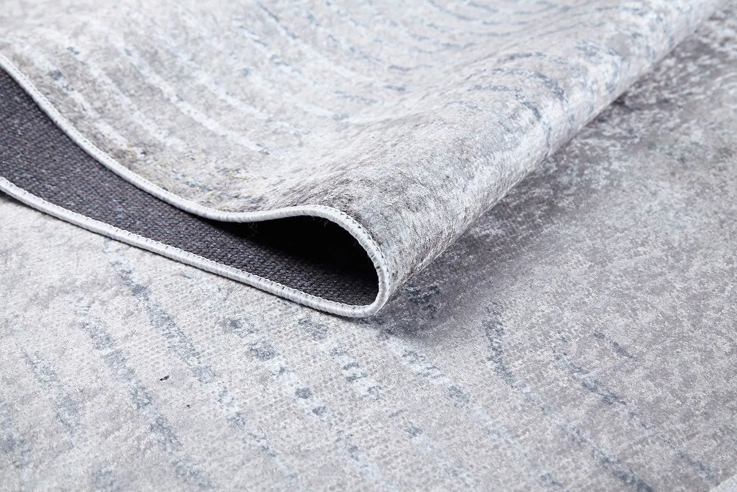 Pale Pink Cream Beige Geometric Patterned Kilim Rug