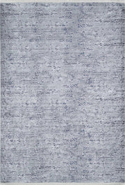 Ton Sür Ton Yıkanabilir Mavi Halı