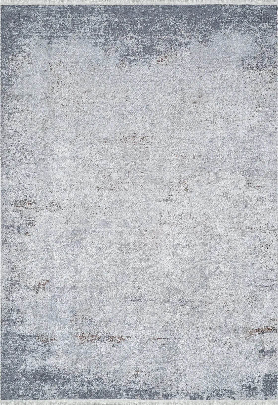 Pale Pink Cream Beige Geometric Patterned Kilim Rug