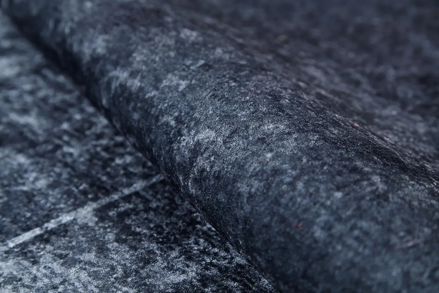 Koyu Antrasit Yıkanabilir Hipoalerjenik Halı