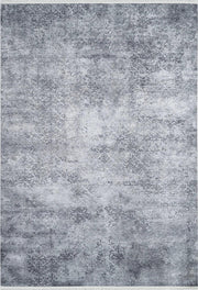 Gri Ton Sür Ton Soyut Motifli Modern Halı