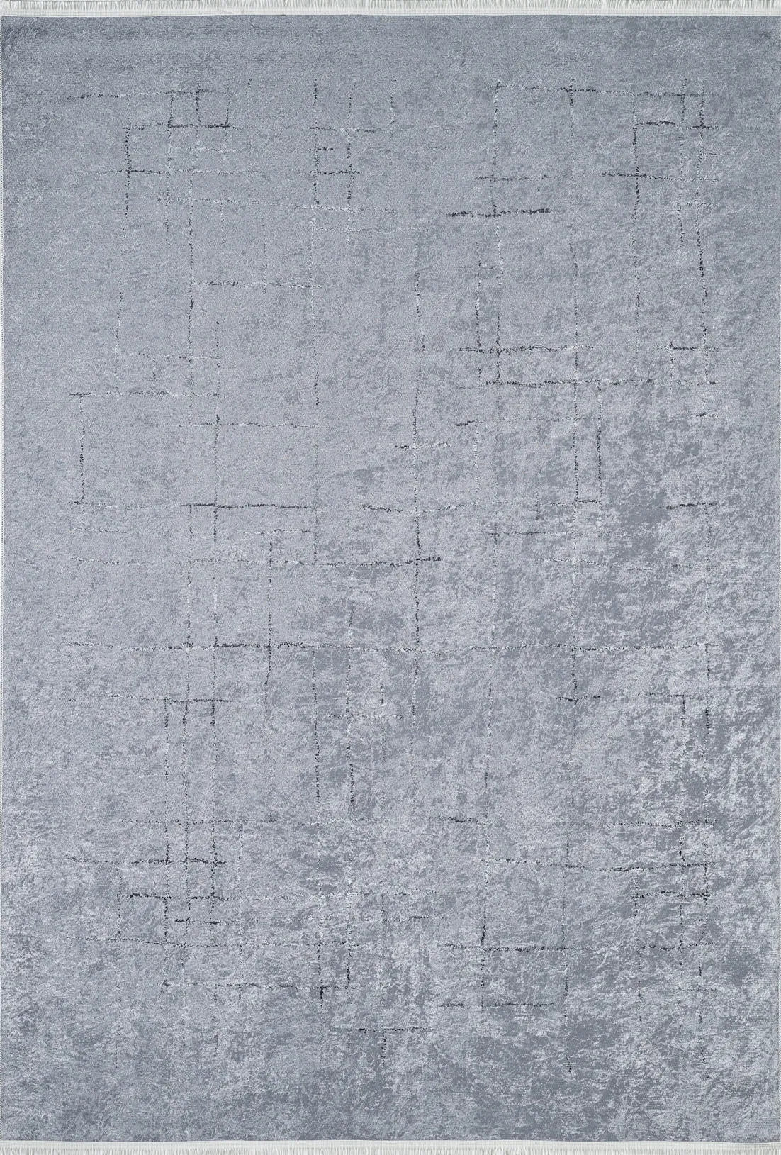 Pale Pink Cream Beige Geometric Patterned Kilim Rug