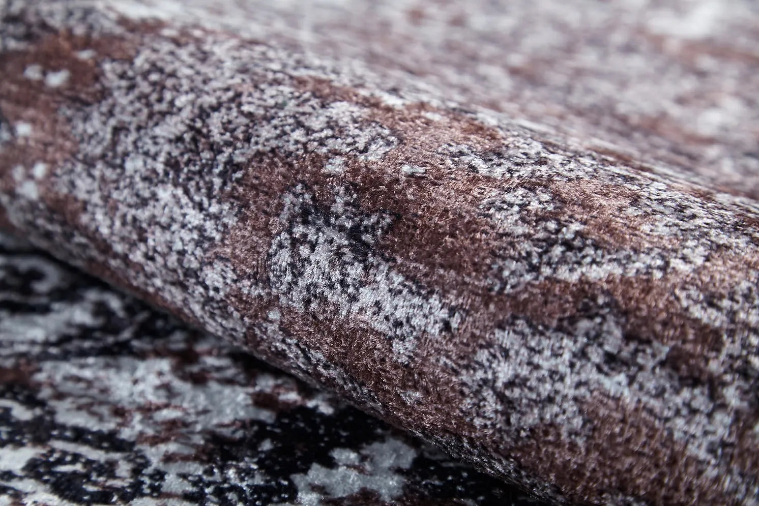 Mor Lila Eskitme Patchwork Halı