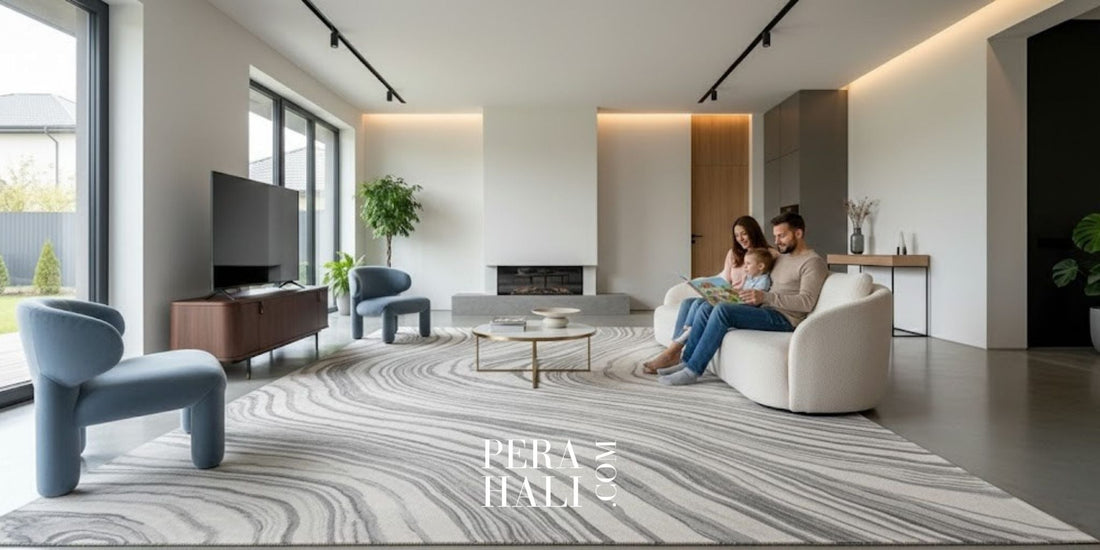 Mermer Desenli Halı Rehberi: Modern ve Lüks Dekorasyon Trendleri