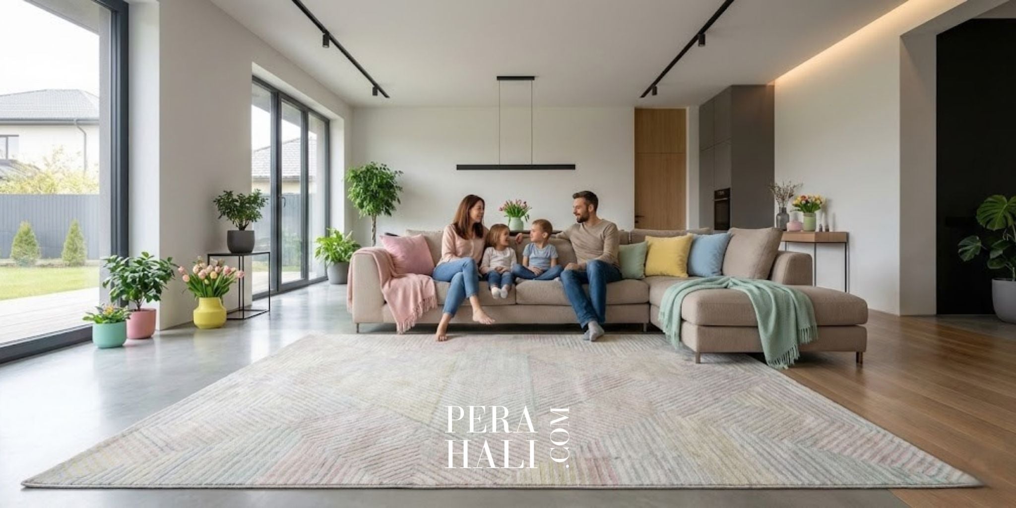 İlkbahar Renkleriyle Ev Dekorasyonunu Canlandıran Halılar