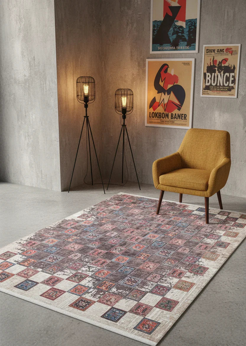 Endüstriyel ve Vintage Karışımı: Sıcak ve Karakterli Evler - Pera Halı
