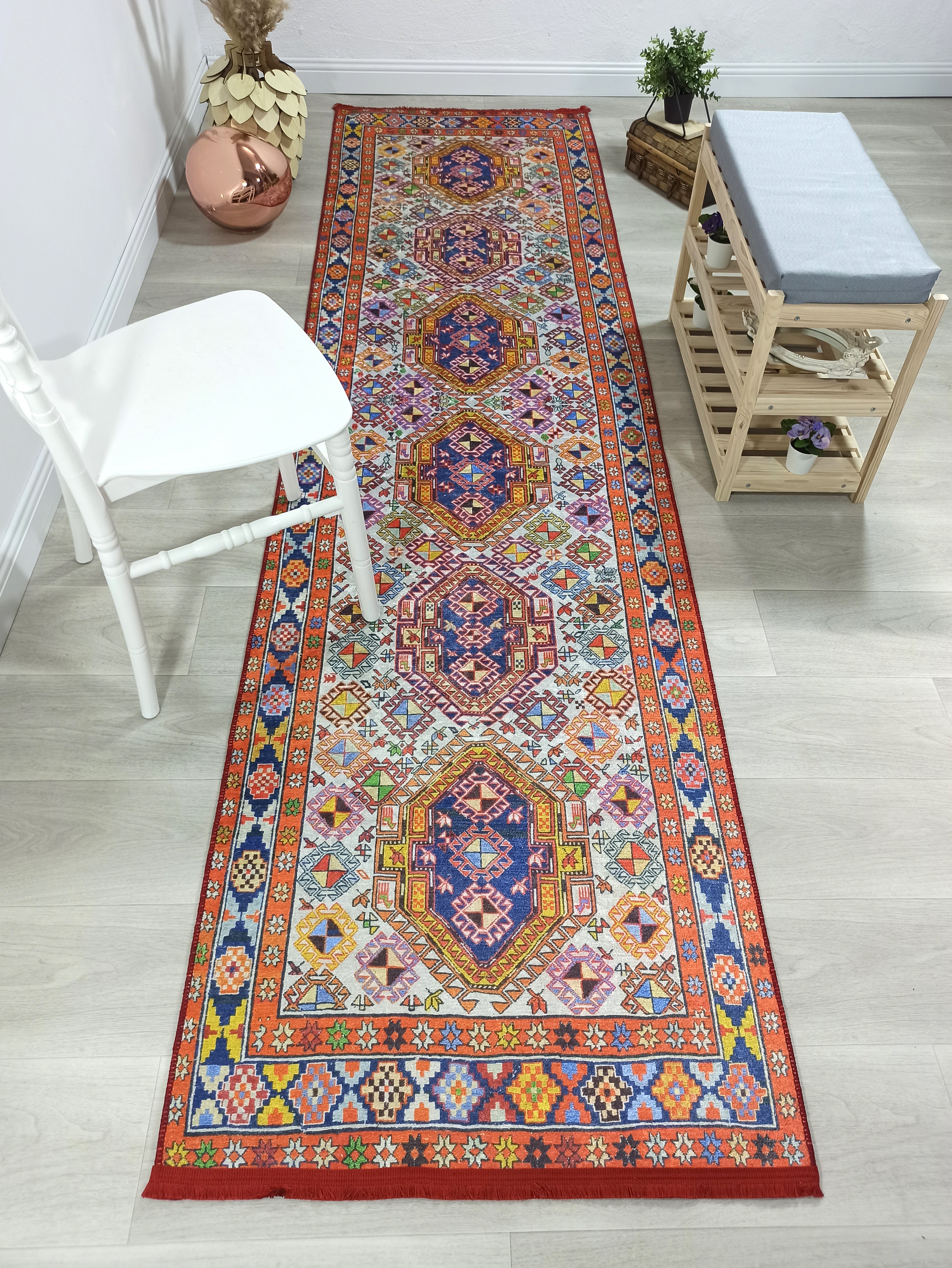 İran Doğal Bej Renkli Vintage Halı - Pera Halı