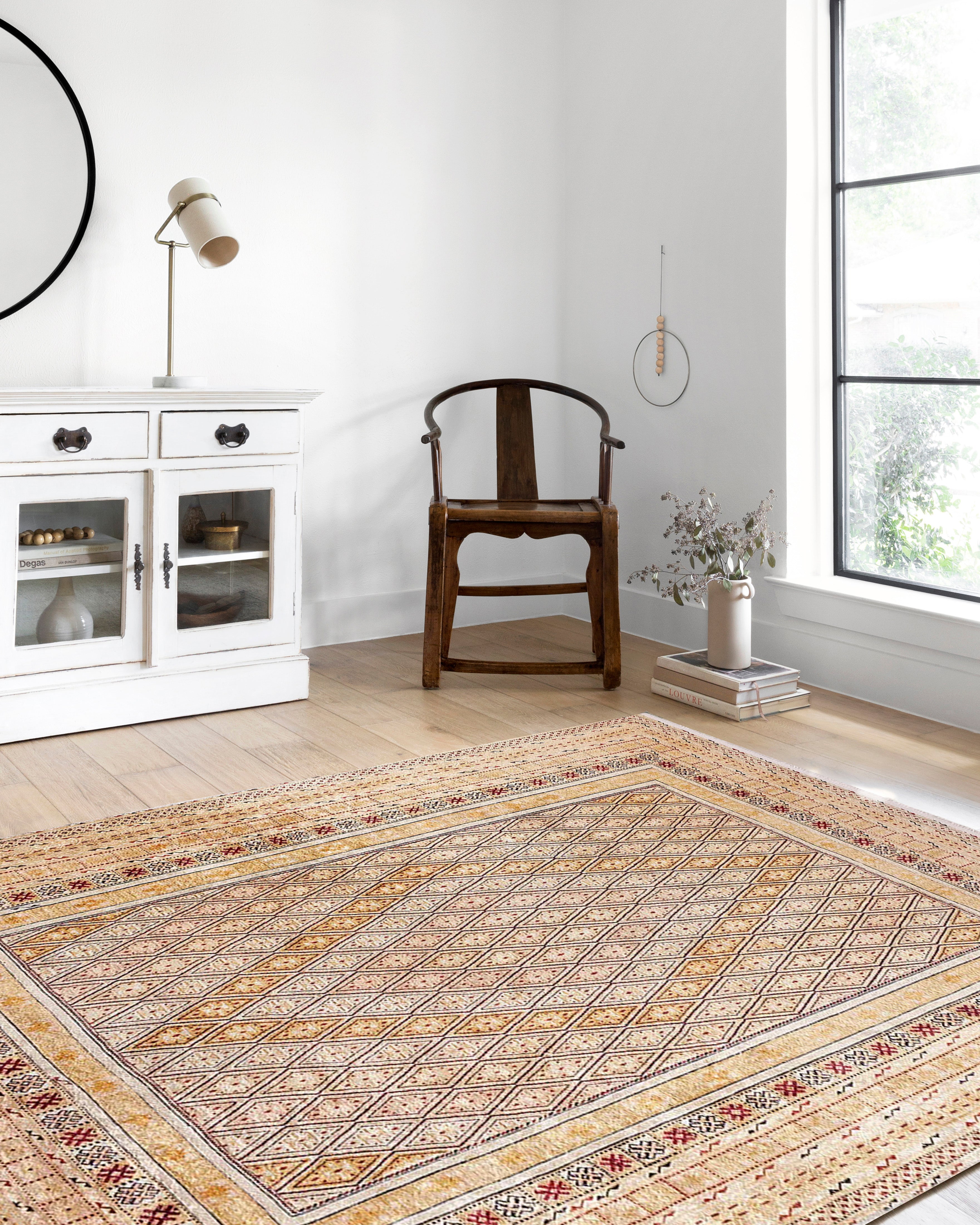 Turuncu Sarı Kilim Halı - Pera Halı