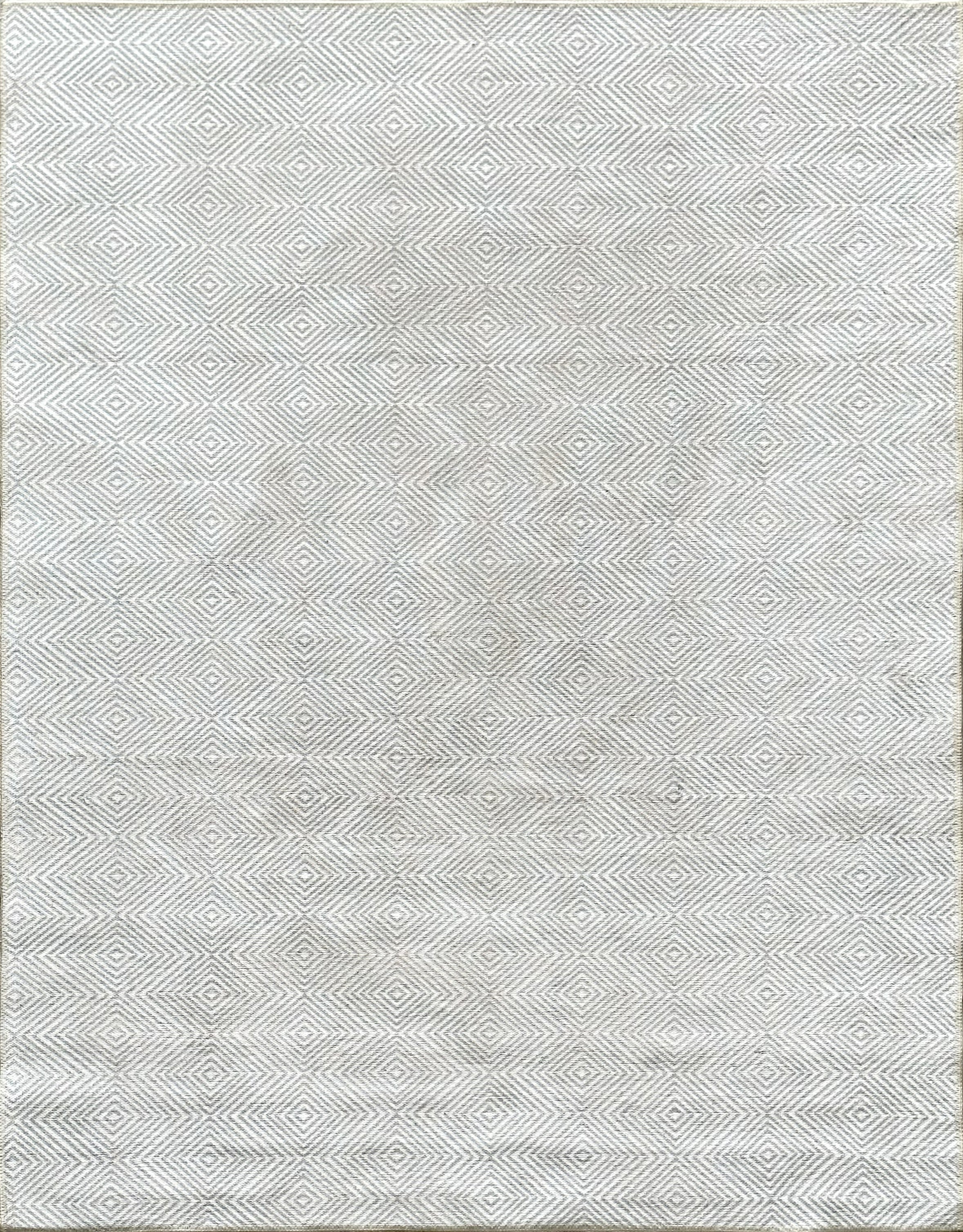Uşak Blau-Roter Vintage-Kelim-Teppich