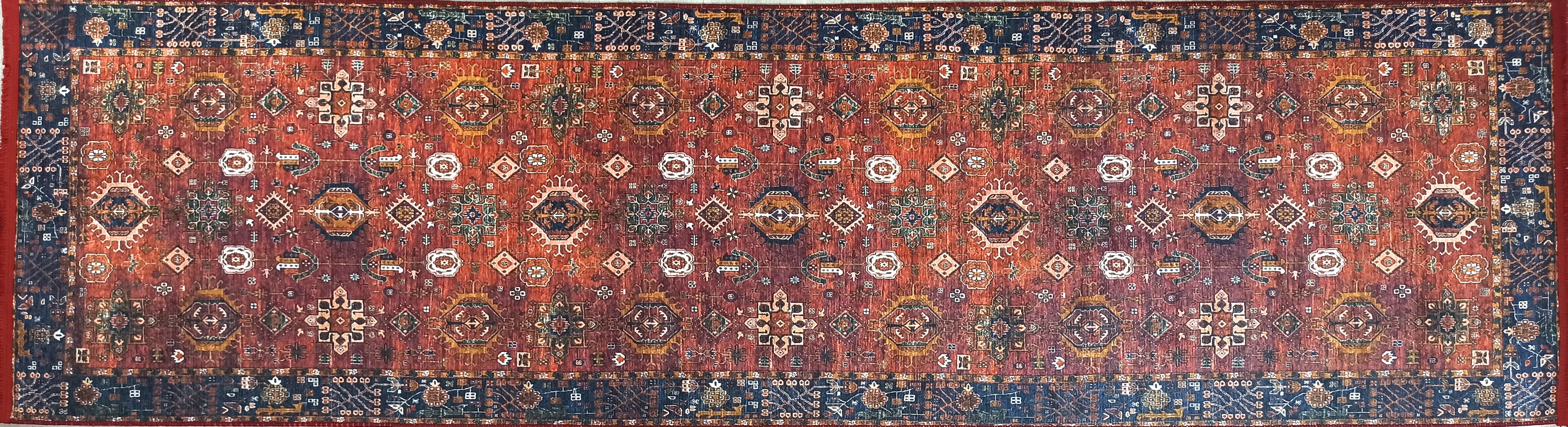 Kırmızı Uşak Vintage Anitk Halı - Pera Halı