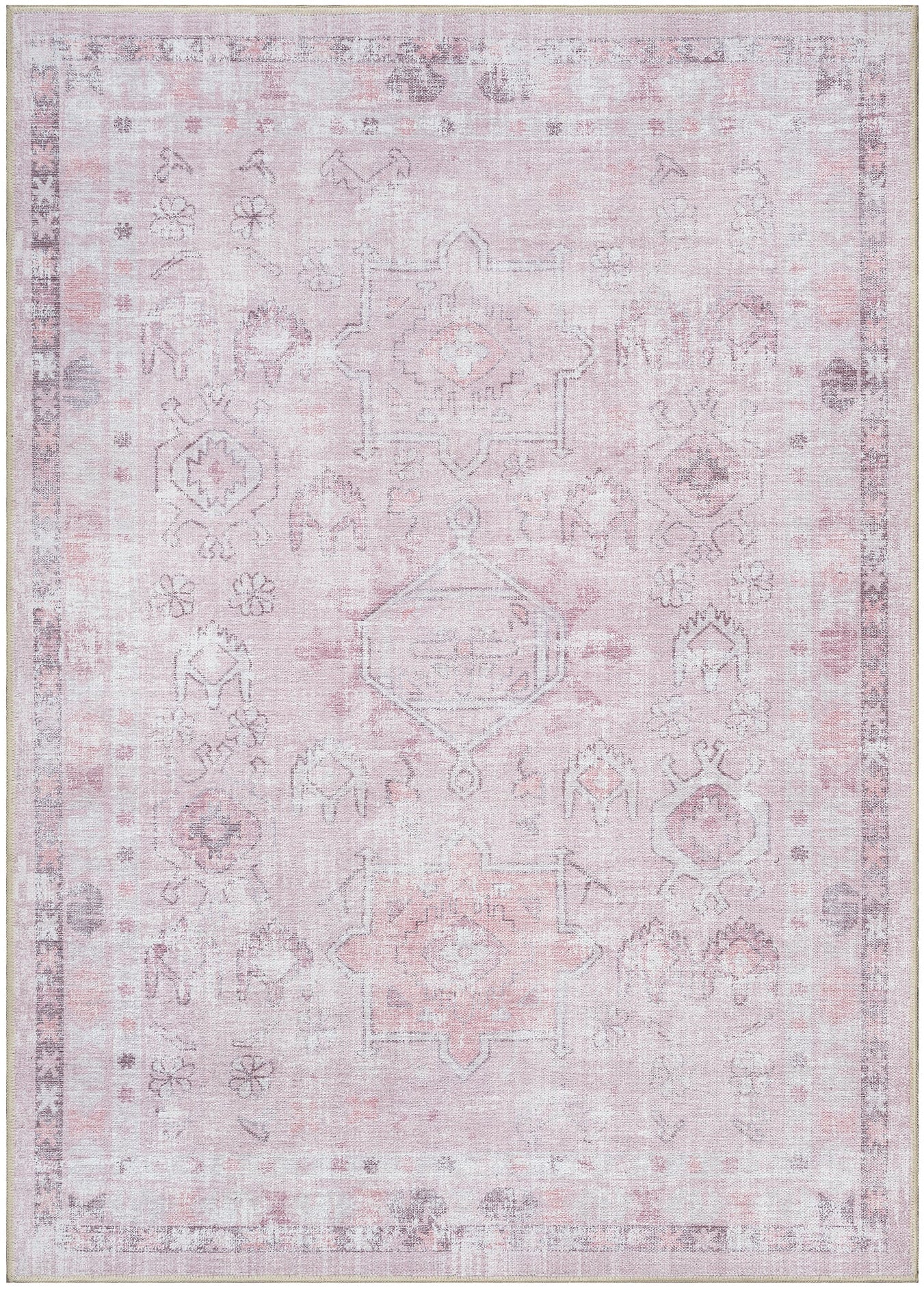Uşak Blue Red Vintage Kilim Carpet