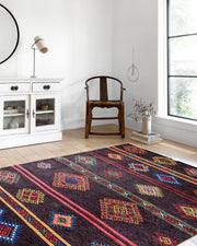 Uşak Koyu Kahverengi Kilim Halısı - Pera Halı