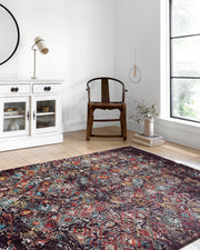 Kahverengi Modern Boho Geometrik Halı - Pera Halı