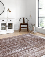 Badem Kahverengi Modern Halı - Pera Halı