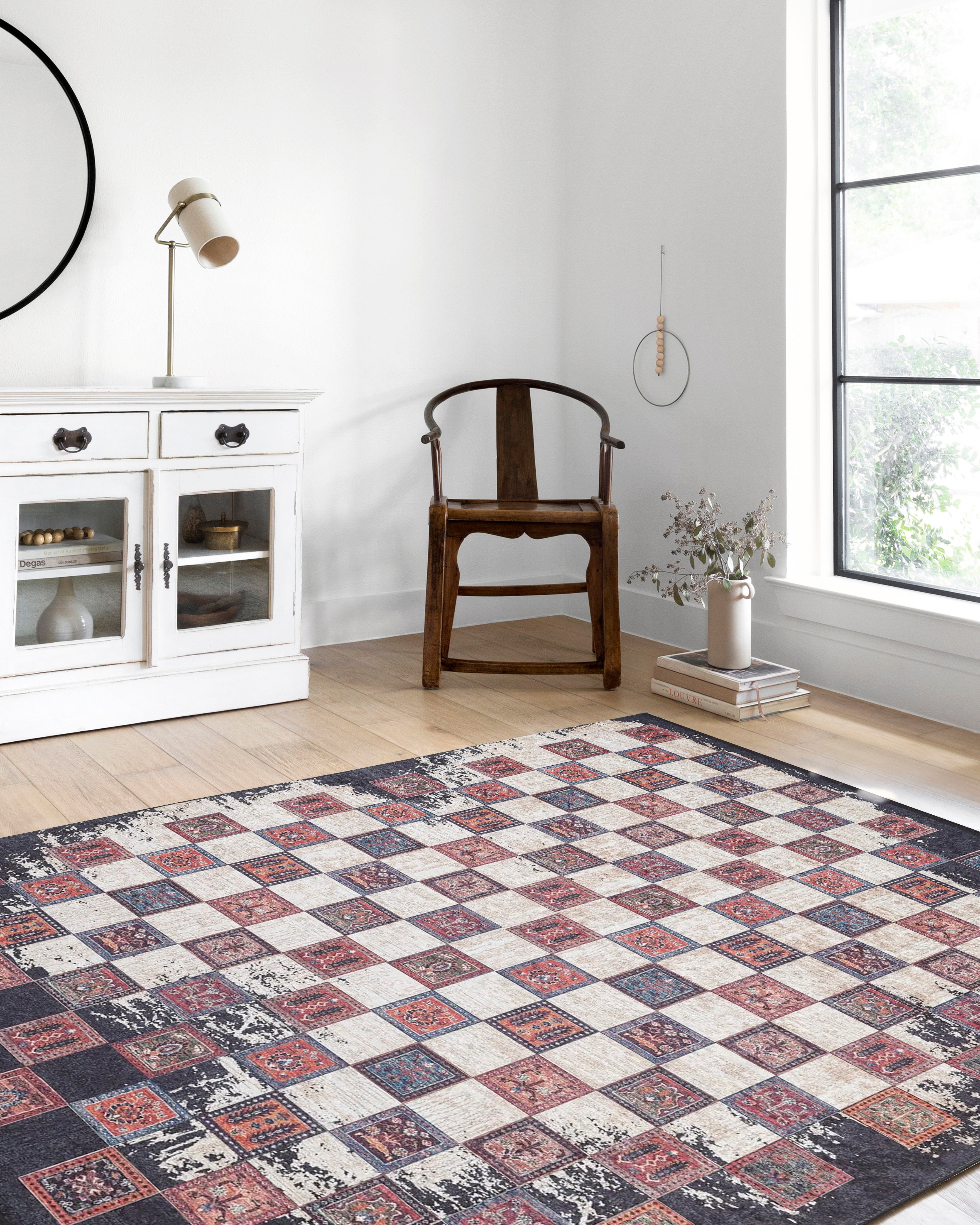 Eskitme Etnik Vintage Halı - Pera Halı