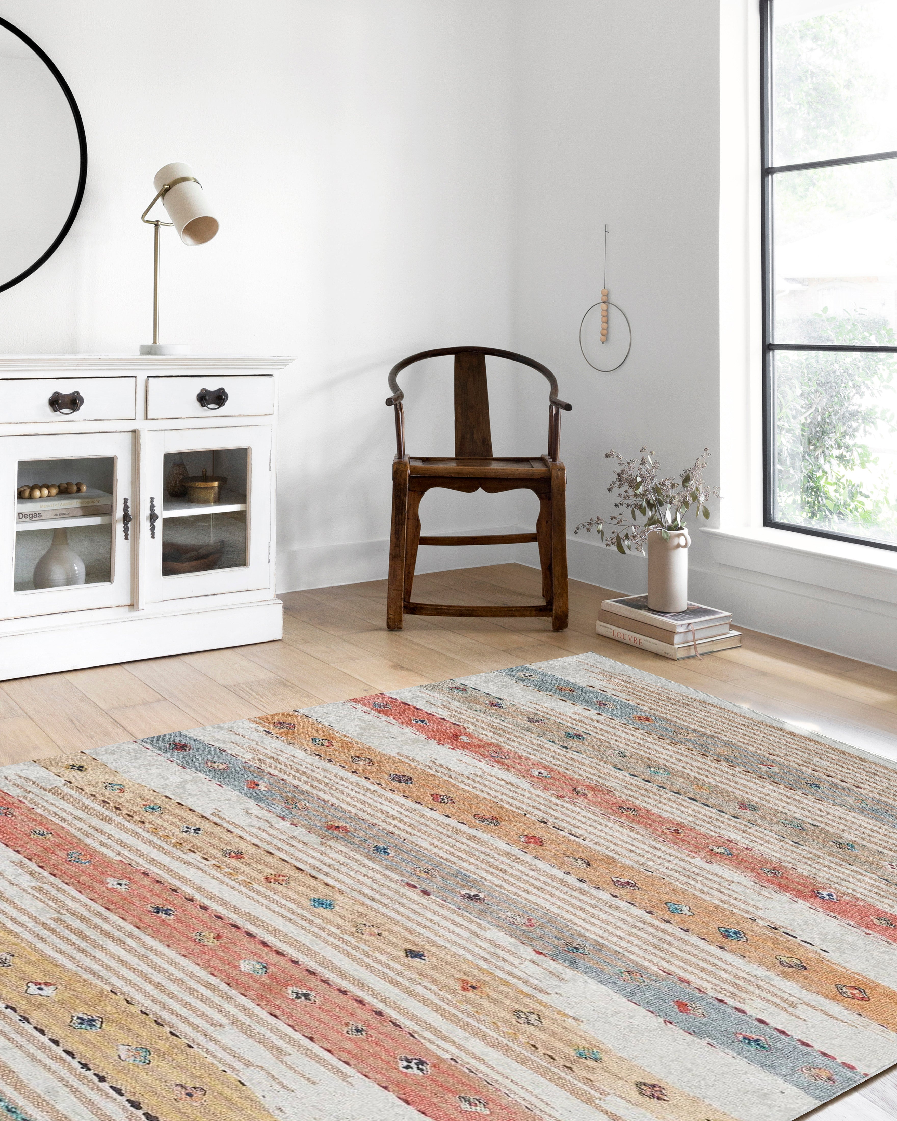 Boho Renkli Çocuk Odası Halısı - Pera Halı