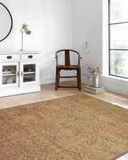 Anatolischer Uşak-Teppich in Gelbbraun