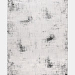 Beyaz Gri Soyut Çizgili Modern Halı - OTRPAL01