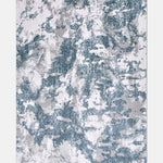 Mavi ve Gri Eskitme Desenli Modern Halı - OTRP13620