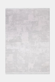 Krem ve Koyu Kahve Modern Halı
