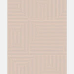 Vizon Rengi Geometrik Labirent Desenli Modern Halı - OTRP2111A