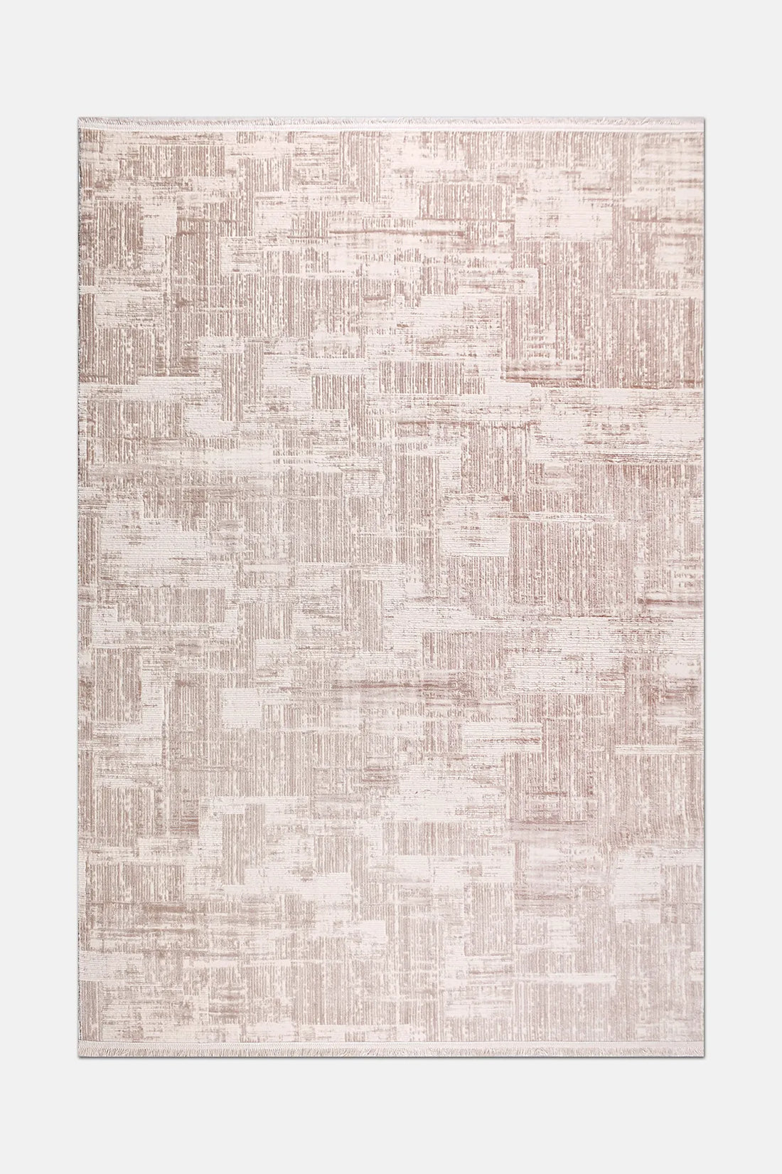 Pudra ve Bej Modern Halı