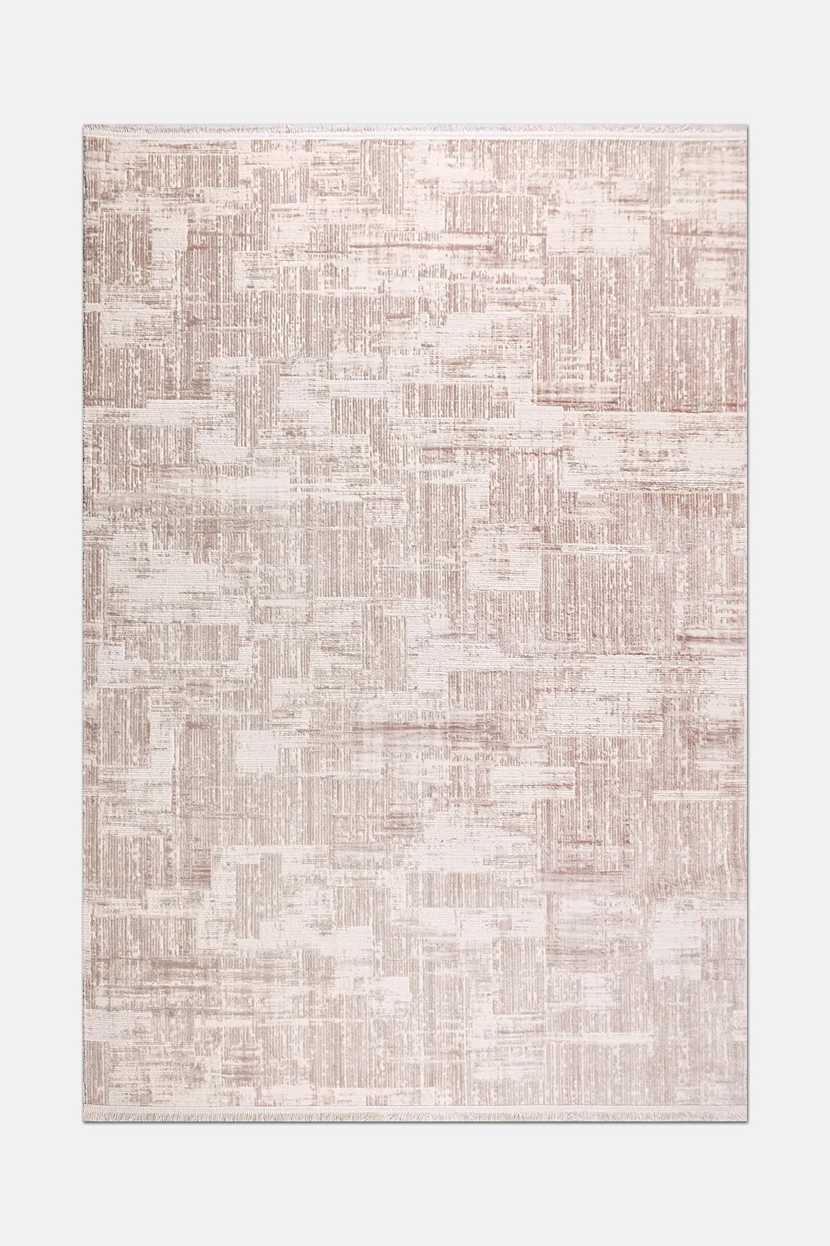 Pudra ve Bej Modern Halı