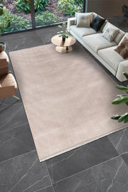 Bej ve Vizon Çizgisel Halı