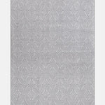 Beyaz ve Siyah Çizgisel Geometrik Halı - OTRP17262