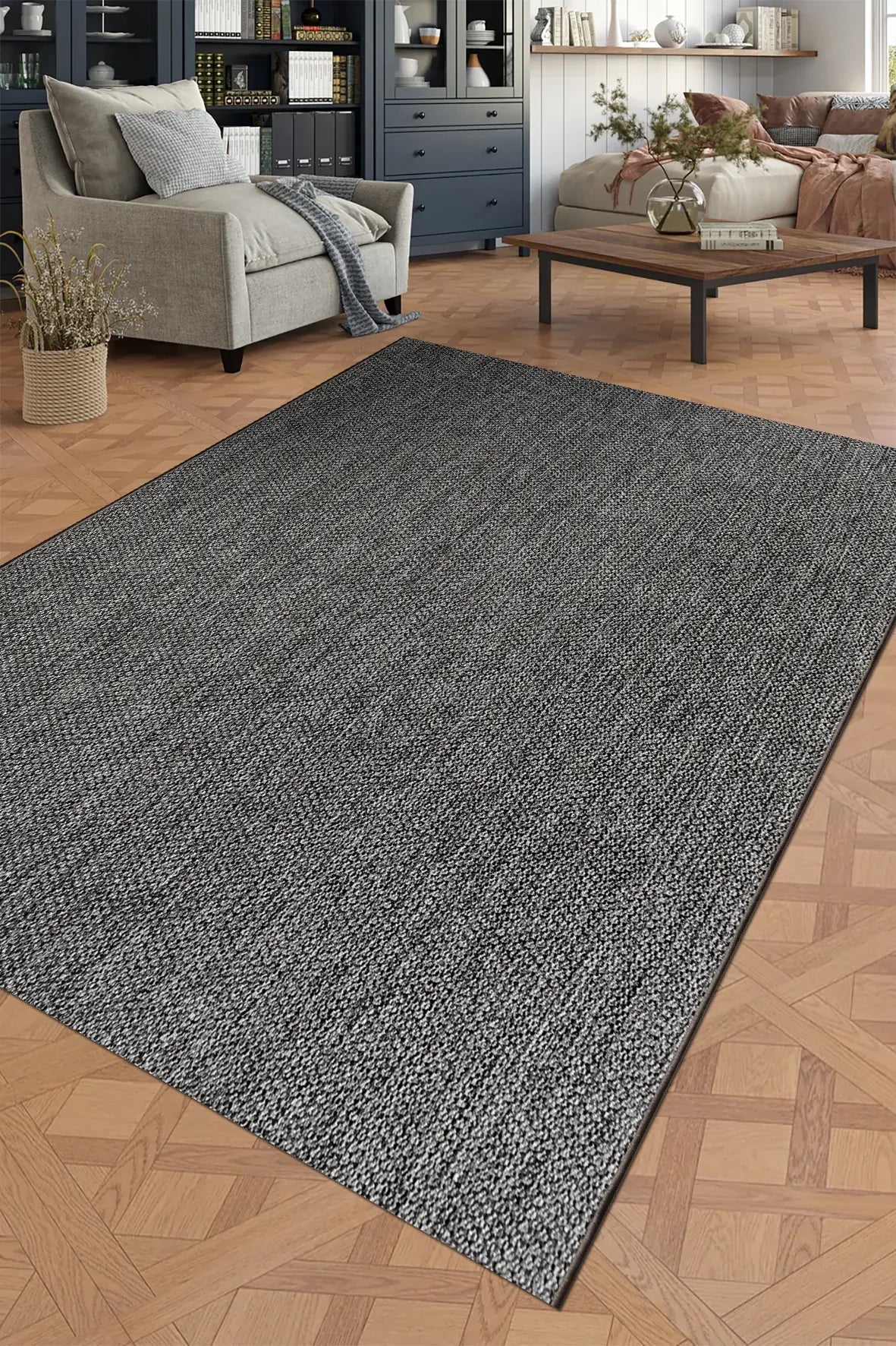 Antrasit Modern Halı