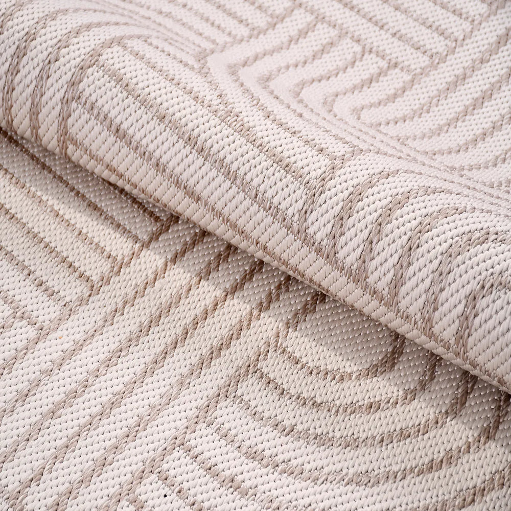 DELTA-Krem/Vizon - Özel Ölçü-Mutfak, Koridor Halısı-Kaymaz Taban-Robot Süpürgeye Uyumlu-Kolay Temizlenebilir-Sisal-Uygun Fiyat