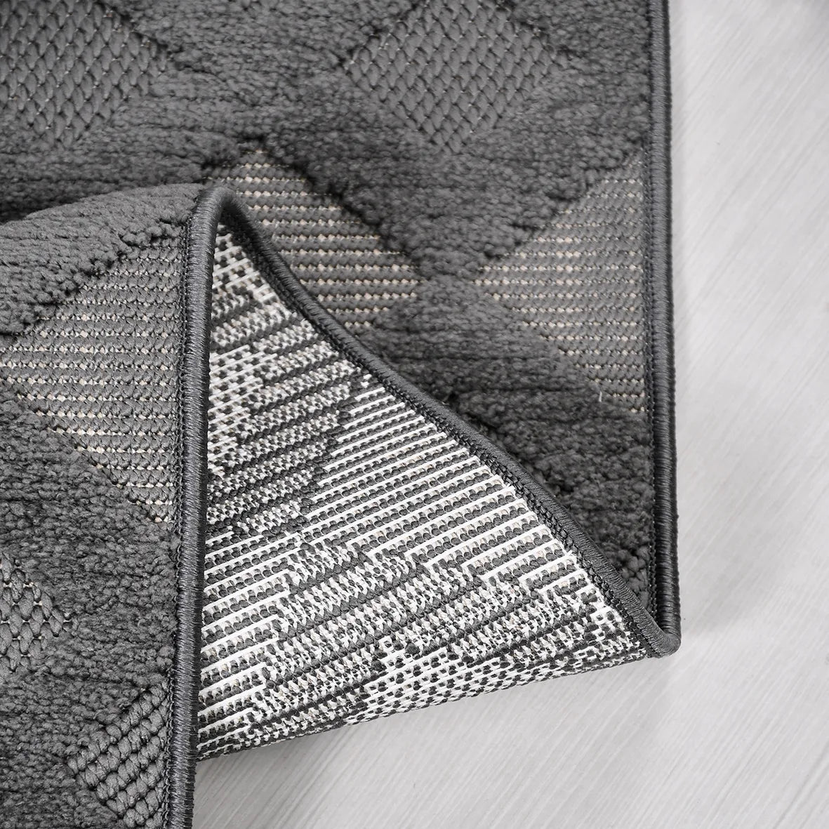 MASAL-Antrasit- Özel Ölçü- Oturma Odası, Koridor, Yatak Odası Halısı- Robot Süpürgeye Uyumlu-Kolay Temizlenebilir- Uygun Fiyat