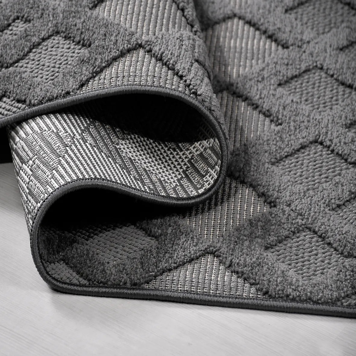 MASAL-Antrasit- Özel Ölçü- Oturma Odası, Koridor, Yatak Odası Halısı- Robot Süpürgeye Uyumlu-Kolay Temizlenebilir- Uygun Fiyat