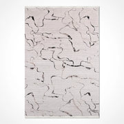 BONAPARTE-Krem/Siyah- Özel Ölçü-Salon , Oturma Odası ve Koridor Halısı-Robot Süpürge Uyumlu-Kolay Temizlenebilir-Uygun Fiyat