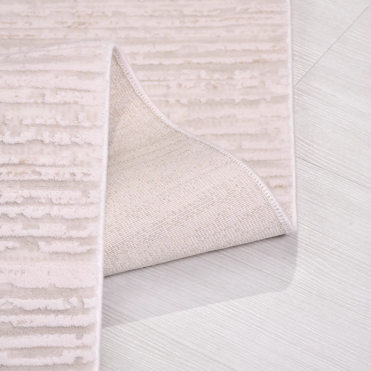 BONAPARTE-Krem/Vizon- Özel Ölçü-Salon , Oturma Odası ve Koridor Halısı-Robot Süpürge Uyumlu-Kolay Temizlenebilir-Uygun Fiyat