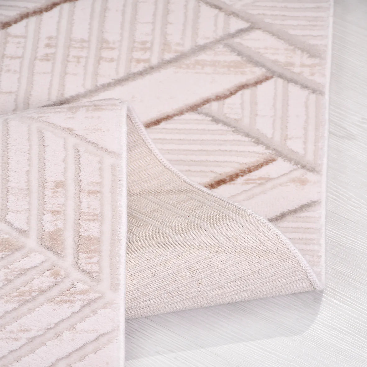 BONAPARTE-Vizon/Krem- Özel Ölçü-Salon , Oturma Odası ve Koridor Halısı-Robot Süpürge Uyumlu-Kolay Temizlenebilir-Uygun Fiyat